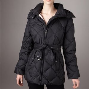 Burberry Quilted puffer Coat woman Large Black